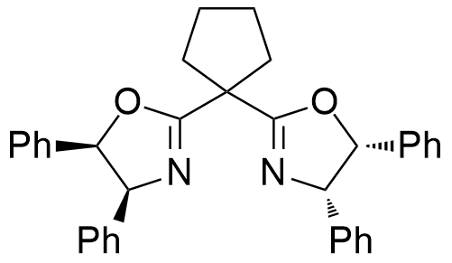 (4S,​4'S,​5R,​5'R)​-2,​2'-​环戊亚基双[​4,​5-二氢-​4,​5-二苯基噁唑]