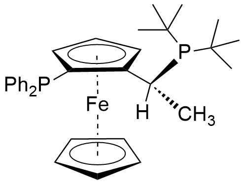 (R)-(-)-1-[(Sp)-2-(二苯基膦)二茂铁基]乙基二叔丁基膦
