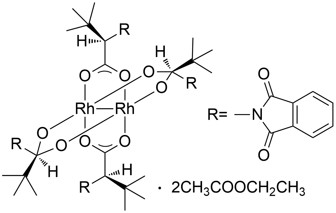 四[N-邻苯二甲酰-(R)-叔丁基]二铑双(乙酸乙酯)络合物