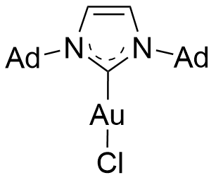 氯[1,3-双(金刚烷基)2H-咪唑-2-亚基]金(I)