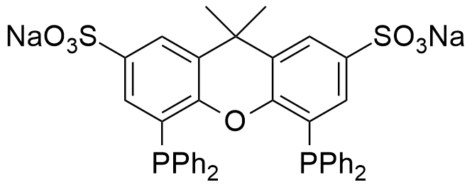 2,7-二磺基-4,5-双(二苯基膦)-9,9-二甲基氧杂蒽二钠盐