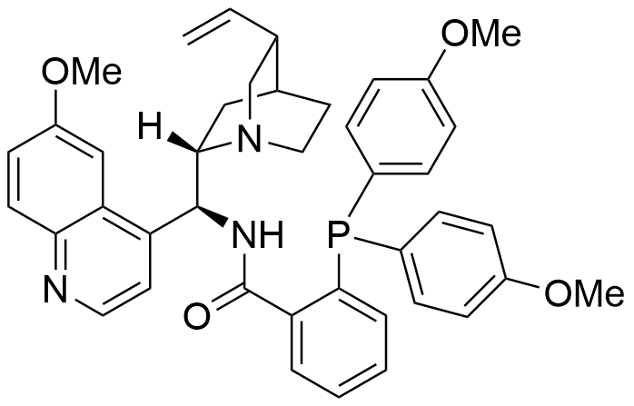 Benzamide, 2-[bis(4-methoxyphenyl)phosphino]-N-[(8α,9R)-6′-methoxycinchonan-9-yl]- (ACI)