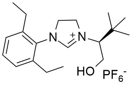 (S)-1-(2,6-diethylphenyl)-3-(1-hydroxy-3,3-dimethylbutan-2-yl)-4,5-dihydro-1H-imidazol-3-ium hexafluorophosphate(V)