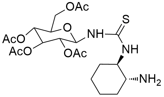 N-[(1R,2R)-2-氨基环己基]-N'-(2,3,4,6-四-氧-乙酰基-β-D-吡喃葡萄糖基)硫脲