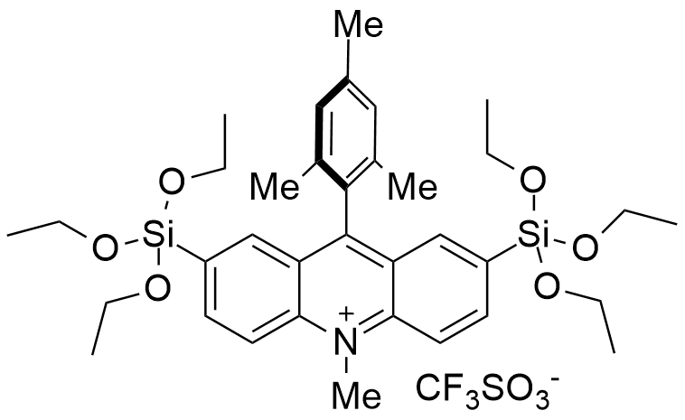 （S）-2-（二乙氧基（甲氧基甲基）甲硅烷基）-9-三甲基甲基-10-甲基-7-（三乙氧基甲硅烷基）吖啶-10-三氟甲磺酸盐