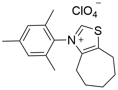 5,6,7,8-四氢-3-(2,4,6-三甲基苯基)-4H-环庚噻唑高氯酸盐