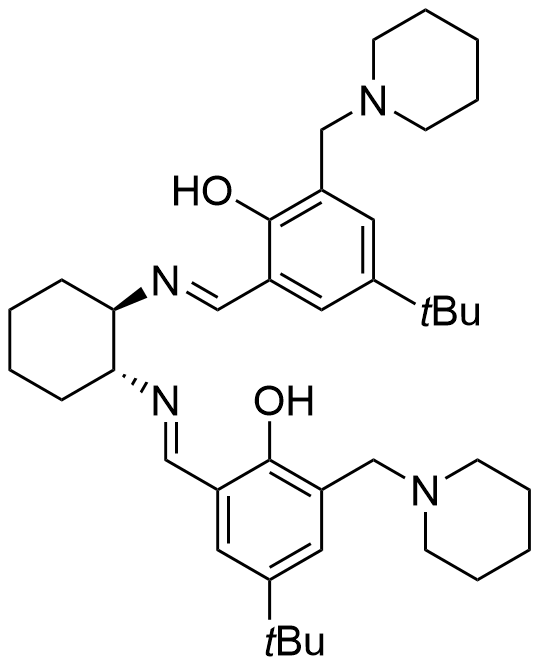 2,2′-[(1R,2R)-1,2-环己二基双[(E)-(次氮基次甲基)]双[4-(叔丁基)-6-(4-哌啶基甲基)苯酚]