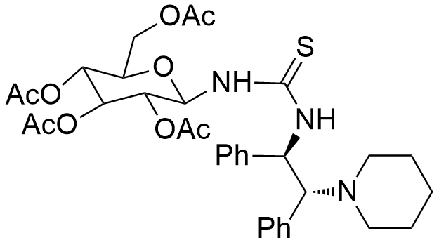 N-[(1R,2R)-1,2-Diphenyl-2-(1-piperidinyl)ethyl]-N'-(2,3,4,6-tetra-O-acetyl-β-D-glucopyranosyl)thiourea