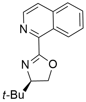 1-​[(4R)​-​4-​tert-Bu​tyl-​4,​5-​dihydro-​2-​oxazolyl]​isoquinoline