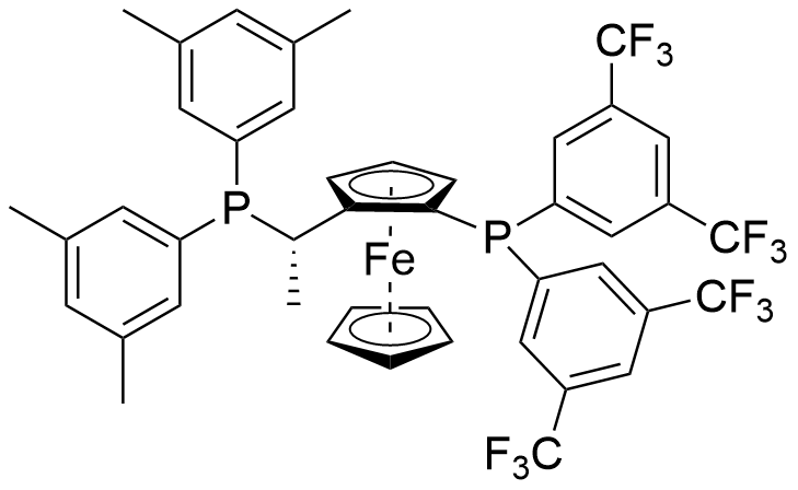 (S)-(+)-1-{(Rp)-2-[双(3,5-二-三氟甲基苯基)膦基]二茂铁}乙基二-3,5-二甲苯基膦