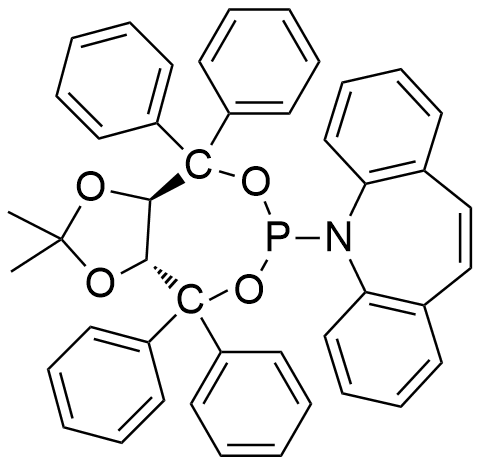 5-((3aR,8aR)-2,2-dimethyl-4,4,8,8-tetraphenyltetrahydro-[1,3]dioxolo[4,5-e][1,3,2]dioxaphosphepin-6-yl)-5H-dibenzo[b,f]azepine