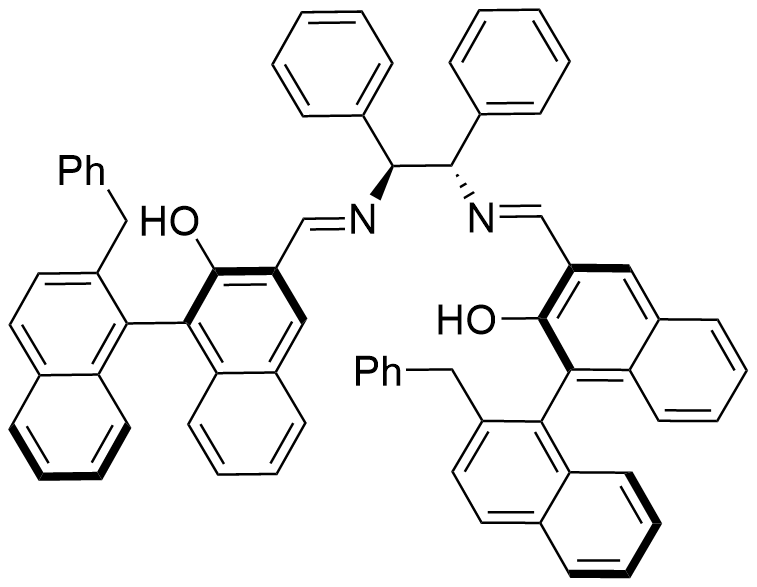 (R)-2'-苄基-3-((E)-(((1S,2S)-2-(((E)-((R)-2'-苄基-2-羟基[1,1'-联萘]-3-基)亚甲基)氨基)-1,2-二苯基乙基)亚胺)甲基)-[1,1'-联萘]-2-醇