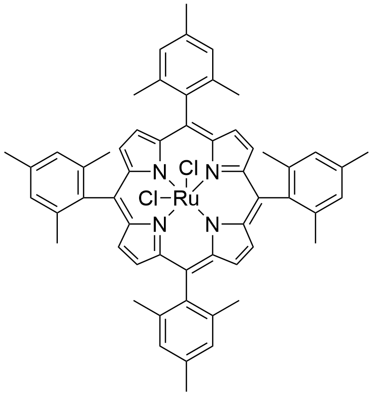 二氯[5,10,15,20-四(2,4,6-三甲基苯基)-21H,23H-卟啉]钌(IV)