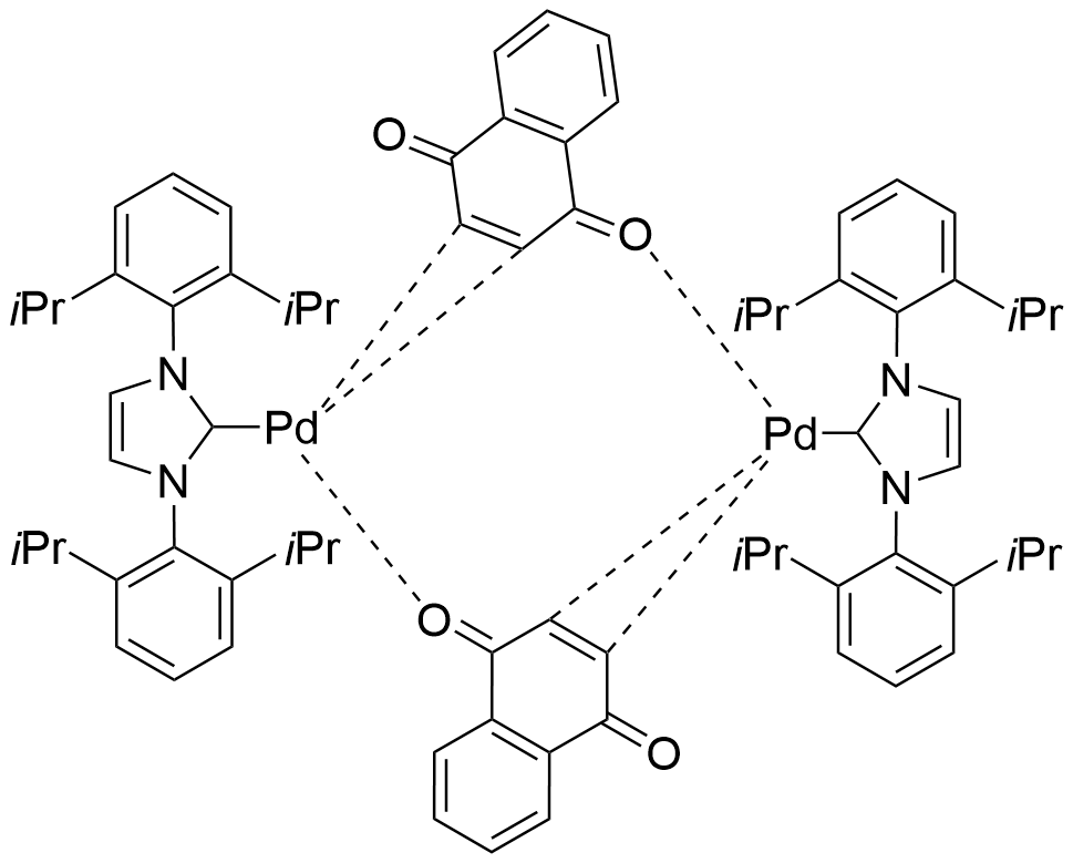 1,3-双(2,6-二异丙苯基)咪唑-2-亚基(1,4-萘醌)钯(0)二聚物