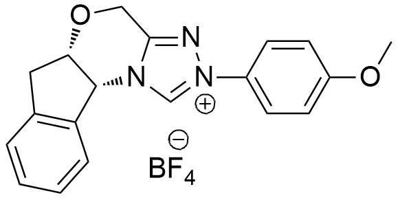 (5aS,​10bR)​-​5a,​10b-Dihydro-​2-​(4-​methoxyphenyl)​-4H,​6H-​indeno[2,​1-​b]​[1,​2,​4]​triazolo[4,​3-​d]​[1,​4]​oxazinium Tetrafluoroborate