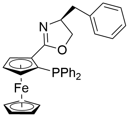 (2R)-1-[(4S)-4,5-二氢-4-苯基甲基-2-恶唑基]-2-(二苯基膦基)二茂铁