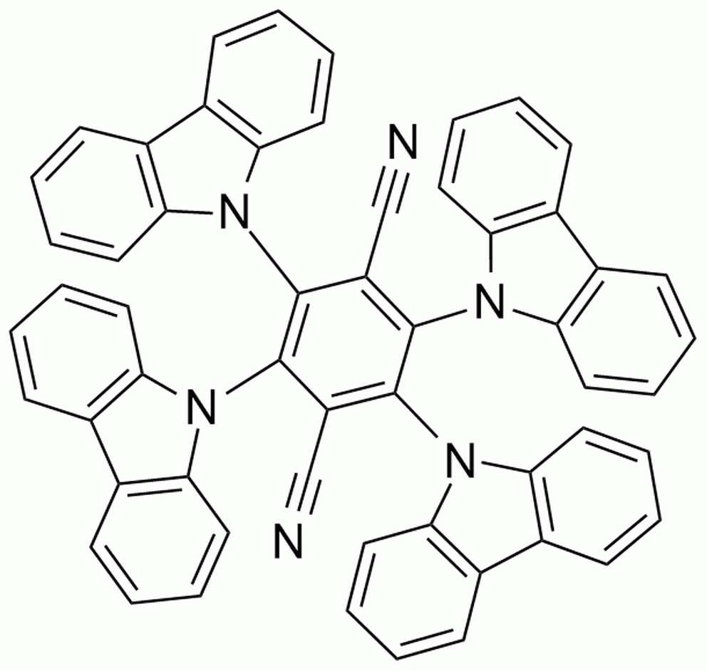 2,3,5,6-四(9-咔唑基)-对苯二腈