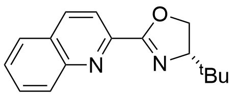 喹啉，2-[(4S)-4-(1,1-二甲基乙基)-4,5-二氢-2-恶唑基]-(9CI, ACI)