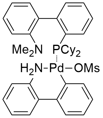 甲磺酸[2-(二环己基膦基)-2' - (N,N-二甲基氨基)-1,1'-联苯](2'-氨基-1,1'-联苯-2-基)钯(II)