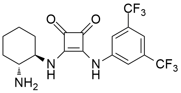 3-[(1R,2R)-2-氨基环己基氨基]-4-[3,5-双(三氟甲基)苯基氨基]环丁-3-烯-1,2-二酮