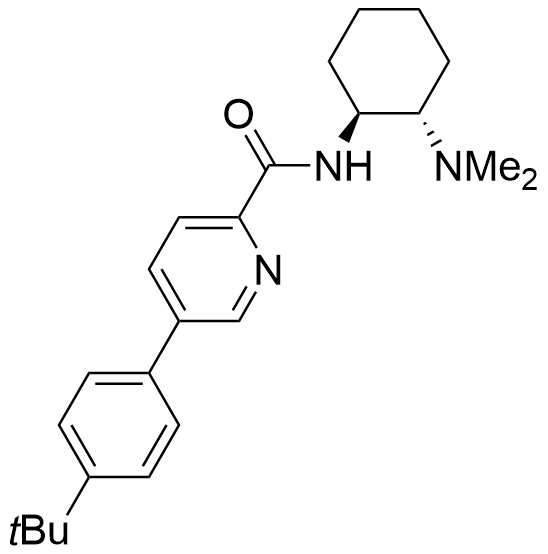 2-Pyridinecarboxamide, N-[(1S,2S)-2-(dimethylamino)cyclohexyl]-5-[4-(1,1-dimethylethyl)phenyl]- (ACI)