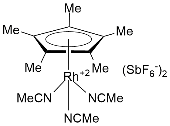 二(六氟锑酸)三乙腈(五甲基环戊二烯基)铑(III)