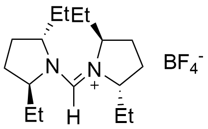 (2R,5R)-1-{[((2R,5R)-2,5-二乙基吡咯烷-1-基]亚甲基}-2,5-二乙基吡咯烷四氟硼酸盐