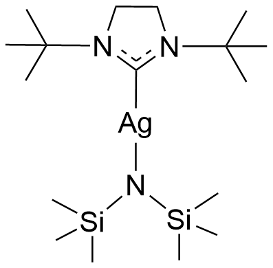 [1,3-双(1,1-二甲基乙基)-2- 咪唑烷基亚][1,1,1-三甲基-N- (三甲基甲硅烷基)硅胺基]银