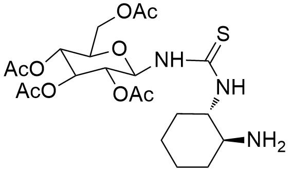 N-[(1S,2S)-2-氨基环己基]-N'-(2,3,4,6-四-氧-乙酰基-β-D-吡喃葡萄糖基)硫脲