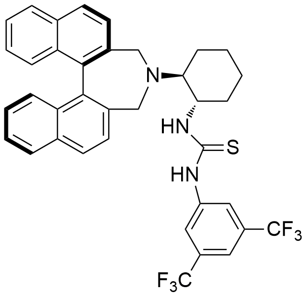 N-[3,5-双(三氟甲基)苯基]-N’-[(1S,2S)-2-[(11bR)-3,5-二氢-4H-联萘并[2,1-c:1’,2’-e]氮杂卓-4-基]环己基]硫脲