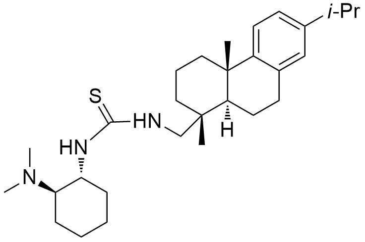 N-​[(1R,​2R)​-​2-​(Dimethylamino)​cyclohexyl]​-​N'-​[[(1R,​4aS,10aR)-1,2,3,4,4a,9,10,10a-octahydro-1,4a-dimethyl-​7-​(1-​methylethyl)​-​1-​phenanthrenyl]​methyl]​thiourea
