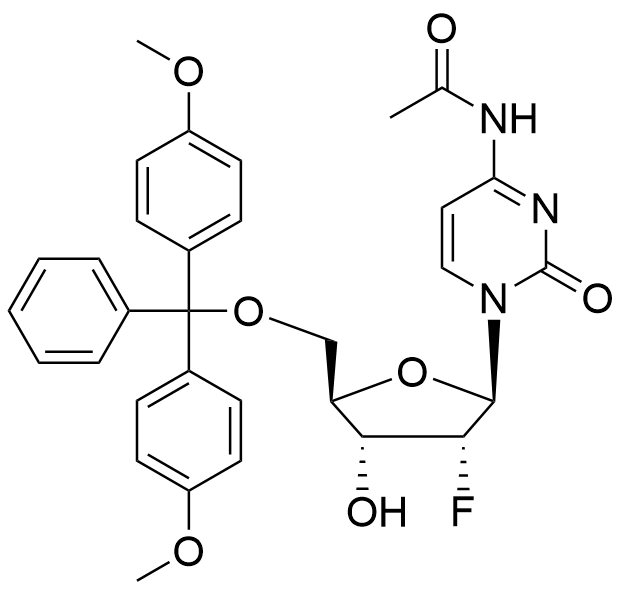 N-乙酰基-5'-O-[双(4-甲氧基苯基)苯基甲基]-2'-脱氧-2'-氟胞苷
