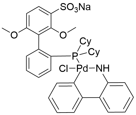 氯(2-二环己基膦基-2',6'-二甲氧基-3'-磺酸钠-1,1'-联苯基)(2'-氨基-1,1'-联苯-2-基)钯(II)