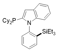 2-(dicyclohexylphosphaneyl)-1-(2-(triethylsilyl)phenyl)-1H-indole