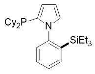 2-(dicyclohexylphosphaneyl)-1-(2-(triethylsilyl)phenyl)-1H-pyrrole