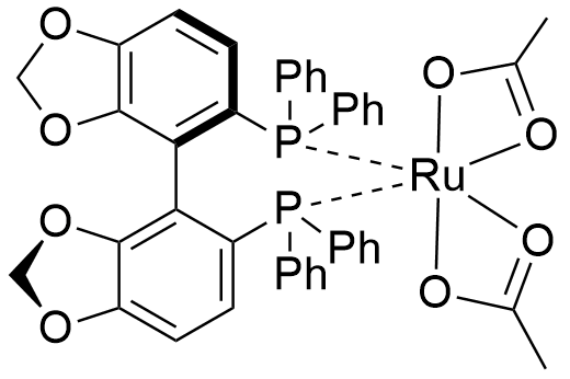 Diacetato[(R)-(+)-5,5'-bis(diphenylphosphino)-4,4'-bi-1,3-benzodioxole]ruthenium(II)