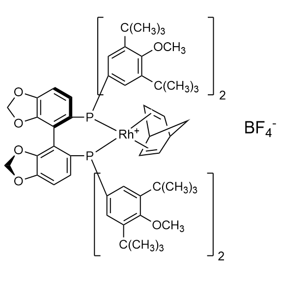 [(R)-(-)-5,5'-双[二(3,5-二叔丁基-4-甲氧基苯基)膦]-4,4'-二-1,3-苯并二噁茂](降冰片二烯)四氟硼酸铑