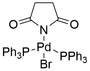 trans-溴(N-琥珀酰亚胺基)双(三苯基膦)钯(II)
