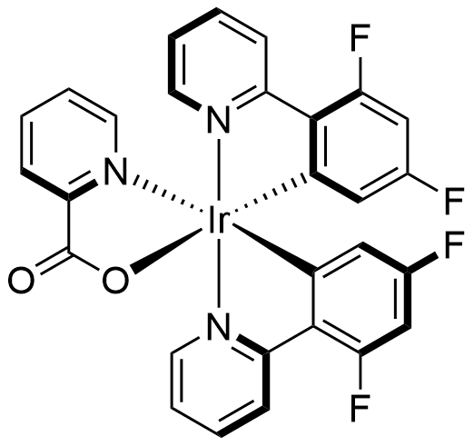 双(4,6-二氟苯基吡啶-N,C2)吡啶甲酰合铱