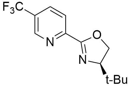 2-​[(4R)​-​4-​tert-Butyl​-​4,​5-​dihydro-​2-​oxazolyl]​-​5-​(trifluoromethyl)​pyridine