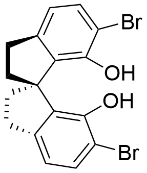 (R)-6,6'-二溴-2,2',3,3'-四氢-1,1'-螺二[1H-茚]-7,7'-二醇