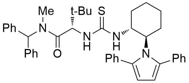 (2S)-N-(Diphenylmethyl)-N,3,3-trimethyl-2-[[[[(1R,2R)-2-2,5-diphenyl-1H-pyrrol-1-yl)cyclohexyl]amino]thioxomethyl]amino]butanamide