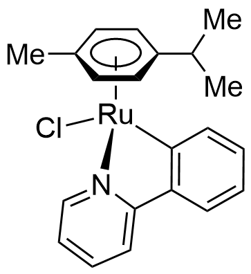 钌, 氯[(1,2,3,4,5,6-h)-1-甲基-4-(1-甲基乙基)苯][2-(2-吡啶-kN)苯基-kC]-