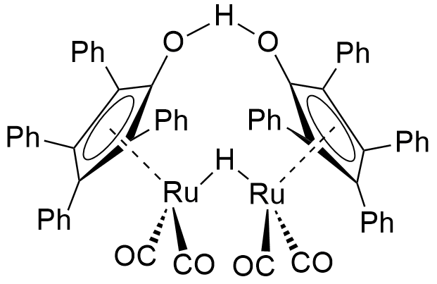 1-羟基四苯基-环戊二烯基(四苯基-2,4-环戊二烯-1-酮)-μ-氢四羰基二钌(II)