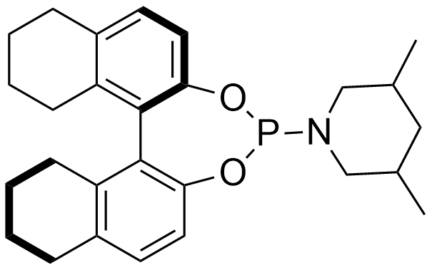 3,5-dimethyl-1-((11bR)-8,9,10,11,12,13,14,15-octahydrodinaphtho[2,1-d:1',2'-f][1,3,2]dioxaphosphepin-4-yl)piperidine