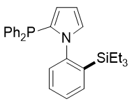 1-(2,6-bis(triethylsilyl)phenyl)-2-(diphenylphosphaneyl)-1H-pyrrole