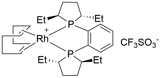 1,2-双[(2S,5S)-2,5-二乙基膦烷基]苯(1,5-环辛二烯)三氟甲磺酸铑(I)