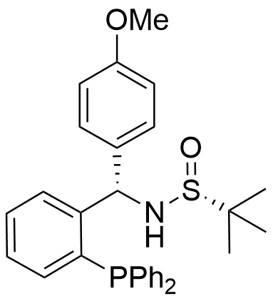 [S(R)]-N-[(S)-[2-(二苯基膦)苯基](4-甲氧基苯基)甲基]-2-叔丁基亚磺酰胺