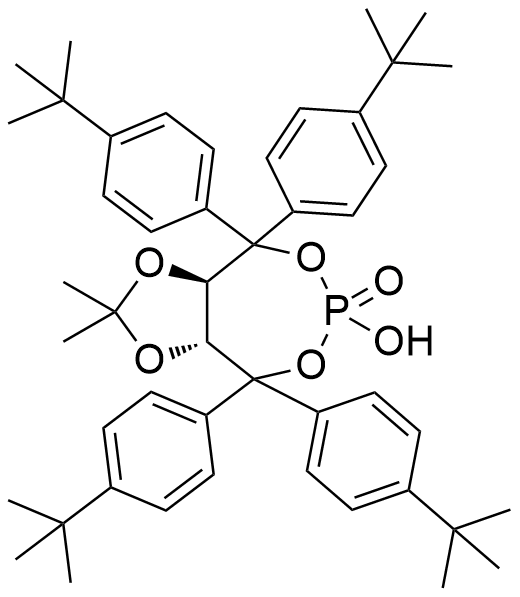 (3aR,8aR)-4,4,8,8-tetrakis(4-(tert-butyl)phenyl)-6-hydroxy-2,2-dimethyltetrahydro-[1,3]dioxolo[4,5-e][1,3,2]dioxaphosphepine 6-oxide