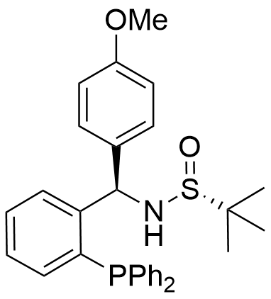 [S(R)]-N-[(R)-[2-(二苯基膦)苯基](4-甲氧基苯基)甲基]-2-叔丁基亚磺酰胺